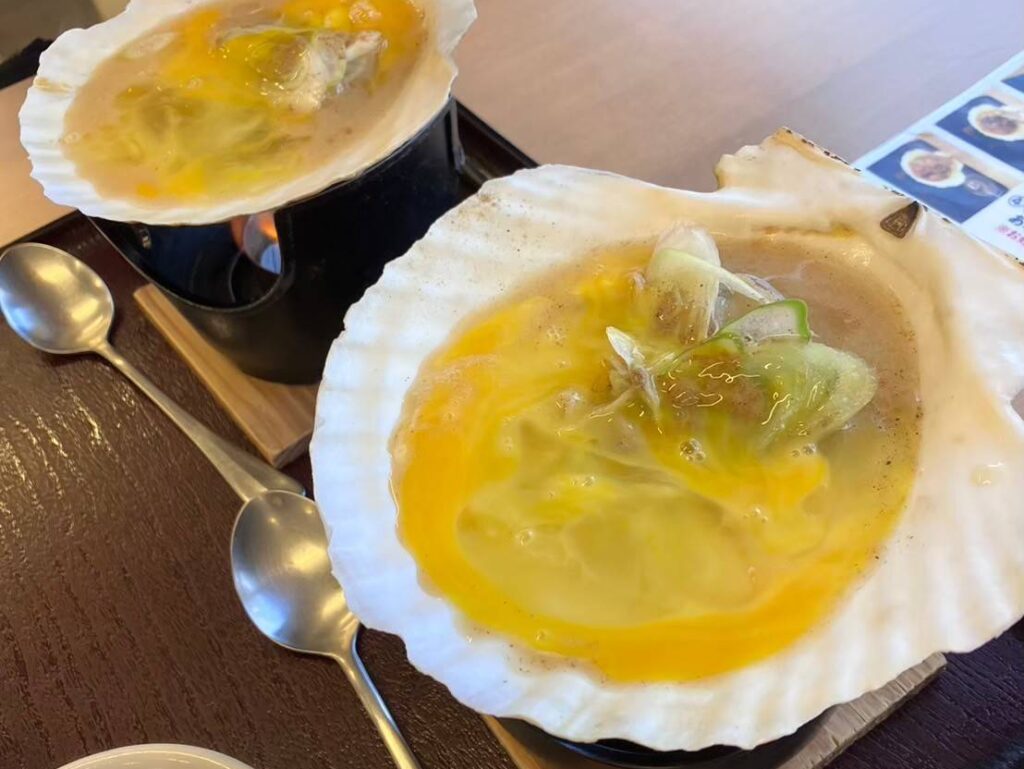 ホタテの貝焼味噌