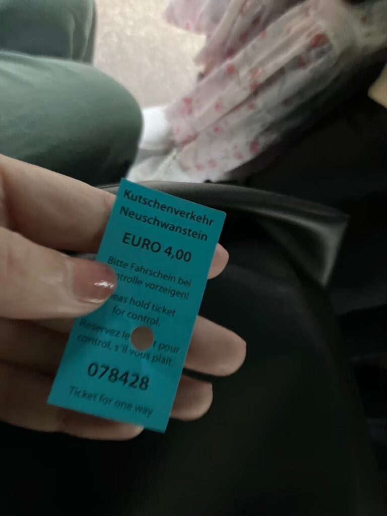 ノイシュバンシュタイン城　馬車　チケット