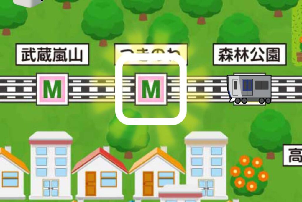 リアル桃鉄でガチ沿線巡り　東武VS近鉄　新幹線で東西制覇！第二幕！のつきのわ駅