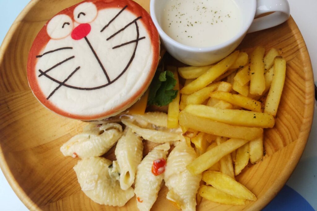 ドラえもん F'sキッチン（Doraemon F's KITCHEN）のみんな大好き！ドラえもんてりやきバーガー