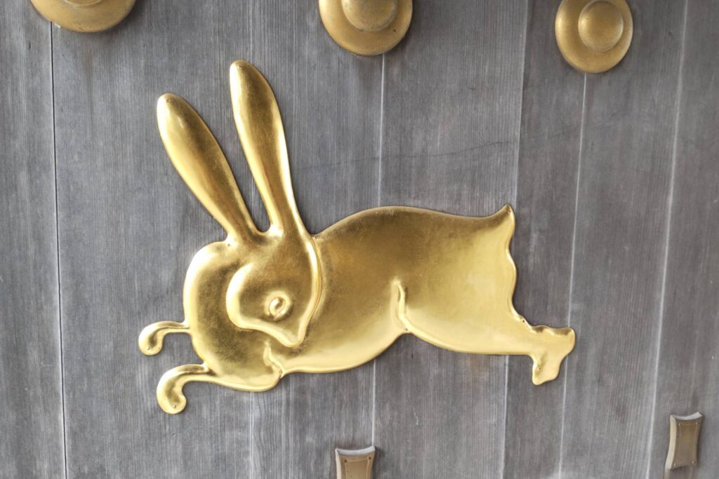 帯廣神社のうさぎさん巡り