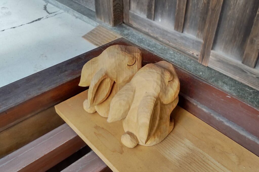 十勝護國神社のうさぎ