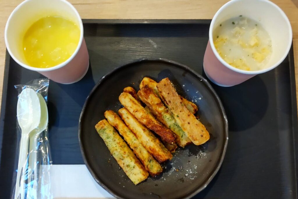 とかちむらの十勝産長芋の唐揚げ